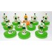 Subbuteo Andrew Table Soccer Northern Ireland 1982 World Cup Team on classic Hasbro bases